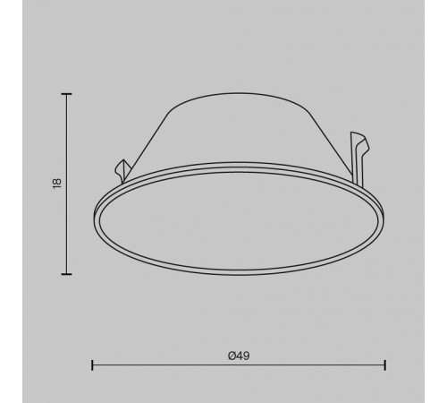 Декоративная рамка-отражатель Maytoni Wise Ring057-7-CH Декоративная рамка-отражатель Maytoni Wise Ring057-7-CH