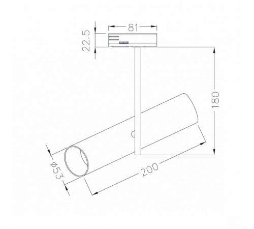 Трековый светильник Maytoni Elti TR005-1-GU10-BG Трековый светильник Maytoni Elti TR005-1-GU10-BG