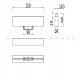 Трековый светильник Maytoni Technical BASIS TR012-2-7W4K-W