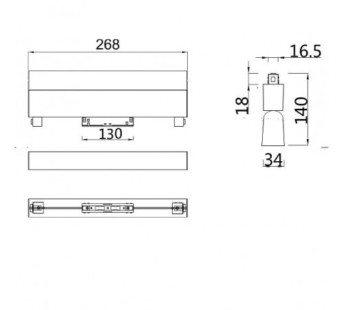 Трековый светильник Maytoni Technical BASIS TR013-2-20W3K-W Трековый светильник Maytoni Technical BASIS TR013-2-20W3K-W