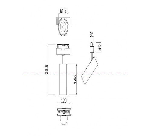 Трековый светильник Maytoni Technical Focus LED TR019-2-15W3K-W