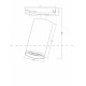 Трековый светильник Maytoni Focus S TR020-1-GU10-B