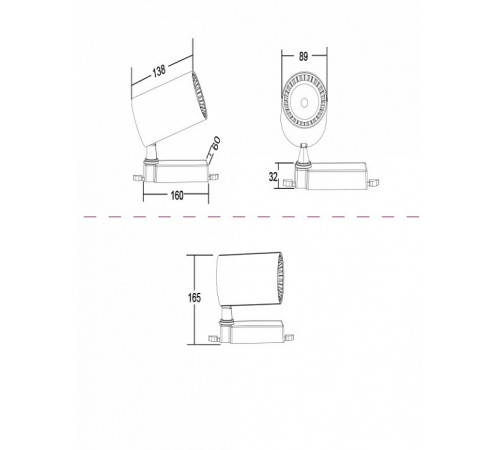 Трековый светильник Maytoni Technical Vuoro TR029-3-20W4K-M-W