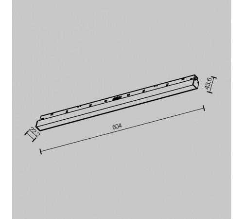 Трековый магнитный светильник Maytoni Basis TR030-2-24W2.7K-B
