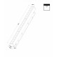 Трековый светодиодный светильник Maytoni Technical Points TR031-4-18W3K-S-DS-B