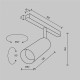 Трековый магнитный светильник Maytoni Technical Magnetic track system Exility Focus LED TR032-2-12W4K-M-BW
