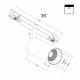 Трековый светодиодный светильник Maytoni Technical Focus Led TR032-4-12W3K-M-DS-B