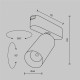 Трековый светильник Maytoni Focus LED TR103-1-12W3K-M-B