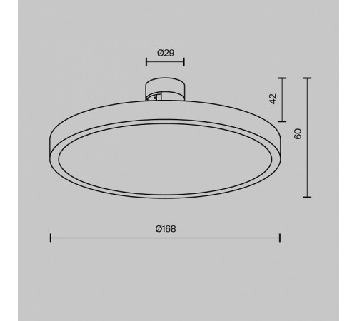 Трековый магнитный светильник Maytoni Plato TR153-1-10W3K-BS