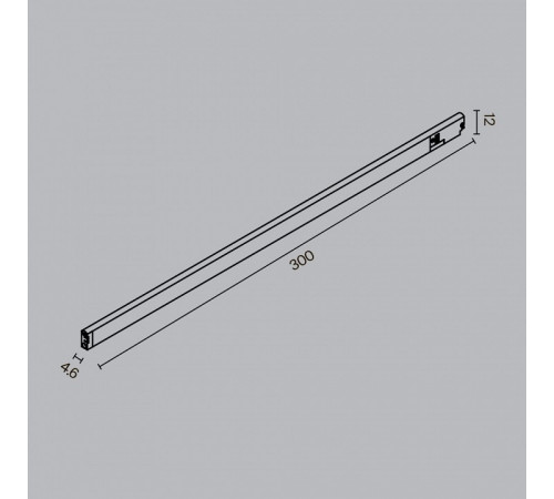 Трековый магнитный светильник Maytoni Basis TR190-1-5W3K-B