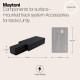Коннектор для накладного шинопровода Maytoni Accessories for tracks TRA001CS-11B