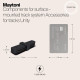 Коннектор для накладного шинопровода Maytoni Accessories for tracks TRA001CS-11B