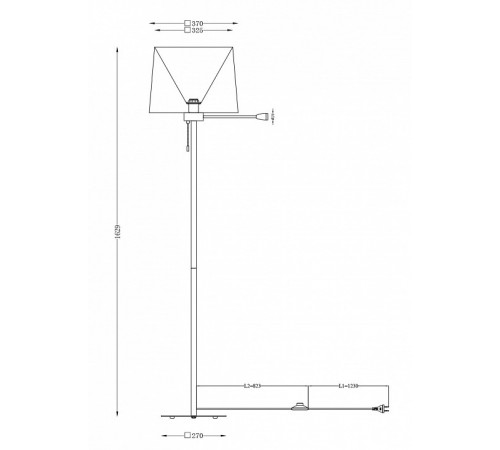 Торшер Maytoni Farel Z001FL-L3W-1B Торшер Maytoni Farel Z001FL-L3W-1B