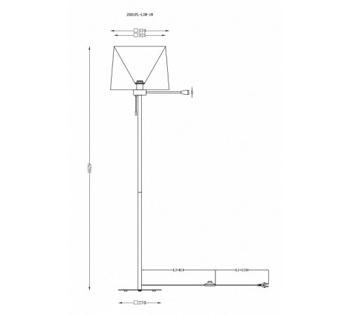Торшер Maytoni Farel Z001FL-L3W-1W Торшер Maytoni Farel Z001FL-L3W-1W