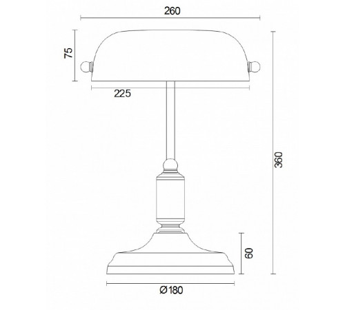 Настольная лампа Maytoni Kiwi Z153-TL-01-BS Настольная лампа Maytoni Kiwi Z153-TL-01-BS