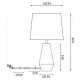 Настольная лампа Maytoni Calvin Table Z181-TL-01-W