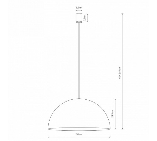 Подвесной светильник Nowodvorski Hemisphere Super L White 10696