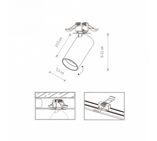 Спот Nowodvorski Mono Surface 7683 Спот Nowodvorski Mono Surface 7683