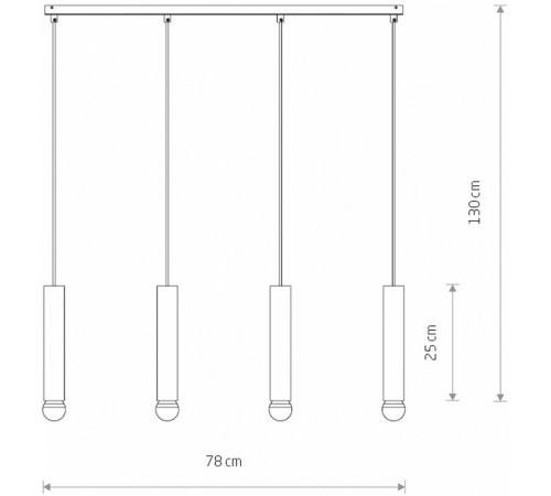 Подвесной светильник Nowodvorski Baton 7854 Подвесной светильник Nowodvorski Baton 7854