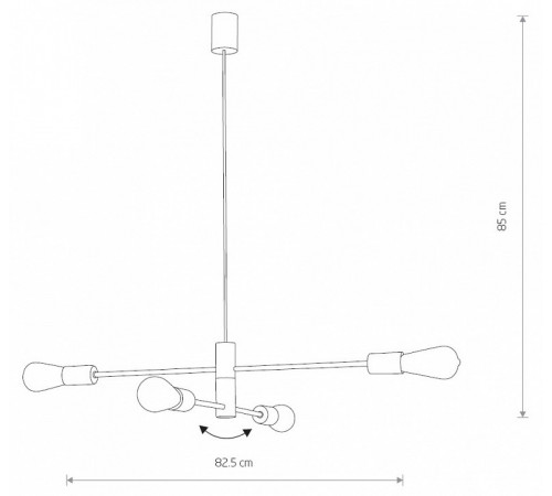 Подвесная люстра Nowodvorski Rotor 7935 Подвесная люстра Nowodvorski Rotor 7935