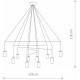 Подвесная люстра Nowodvorski Imbria 7954