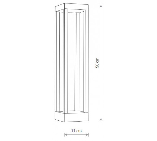 Уличный светильник Nowodvorski Structure Led 8145