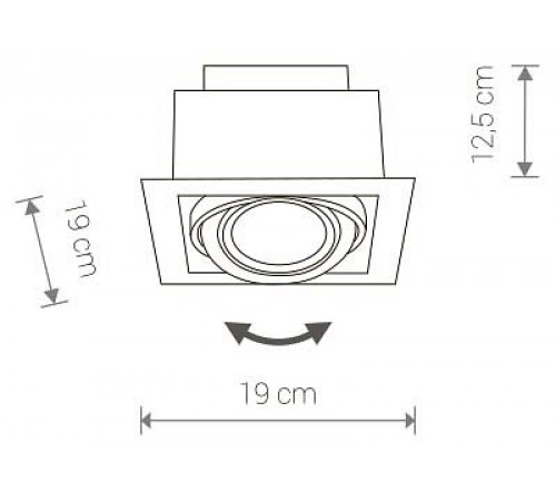 Встраиваемый светильник Nowodvorski Downlight 9573 Встраиваемый светильник Nowodvorski Downlight 9573