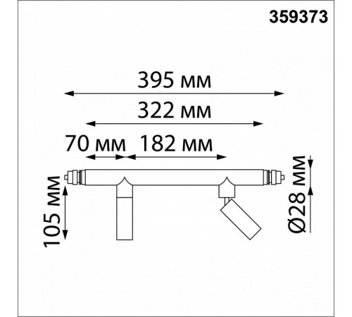Модульный светодиодный светильник Novotech Konst Glat 359373