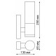 Уличный настенный светильник Novotech Mobi 370960