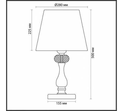 Настольная лампа Odeon Light Gaellori 3393/1T Настольная лампа Odeon Light Gaellori 3393/1T