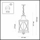 Уличный светильник Odeon Light Sation 4045/3B