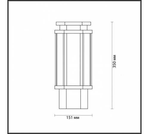 Уличный светильник Odeon Light Gino 4048/1B Уличный светильник Odeon Light Gino 4048/1B
