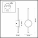 Бра Odeon Light 4256/12WL