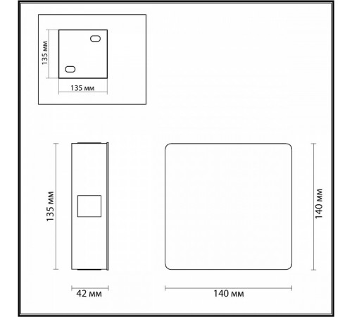 Настенный светильник Odeon Light 4259/8WL