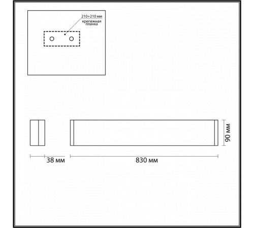 Настенный светильник Odeon Light Framant 4295/30WL Настенный светильник Odeon Light Framant 4295/30WL