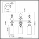 Люстра на штанге Odeon Light BIZET 4855/3C