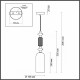 Подвесной светильник Odeon Light CANDY 4861/1A
