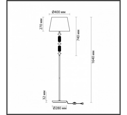 Торшер Odeon Light Candy 4861/1FA Торшер Odeon Light Candy 4861/1FA