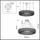 Подвесная люстра Odeon Light Panta 4927/85L