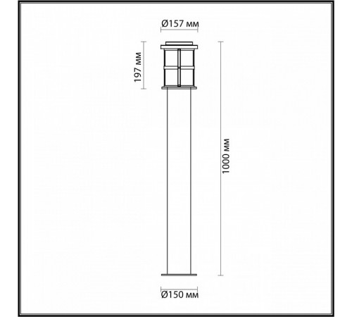Уличный светильник Odeon Light Magus 4964/1F Уличный светильник Odeon Light Magus 4964/1F