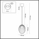 Подвесной светильник Odeon Light Mussels 5039/1A
