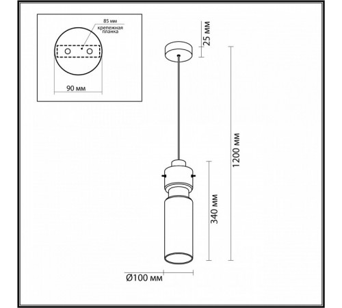 Подвесной светильник Odeon Light Scrow 5057/1A Подвесной светильник Odeon Light Scrow 5057/1A