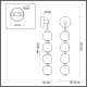 Настенный светильник Odeon Light Jemstone 5084/17WL