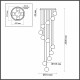 Каскадная люстра Odeon Light Jemstone 5085/60L