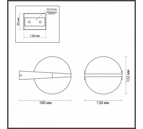Уличный настенный светильник Odeon Light Tilda 6652/12WL