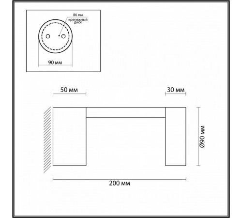 Уличный настенный светильник Odeon Light Tion 6657/10WL Уличный настенный светильник Odeon Light Tion 6657/10WL