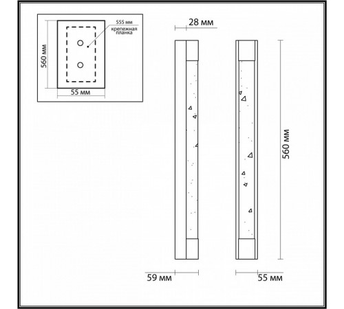 Настенный светильник Odeon Light Mirada 6680/12WL