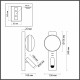 Настенный светильник Odeon Light Hightech Albergo 7048/5WL