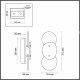 Настенный светильник Odeon Light L-vision Agate 7065/10WLB