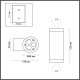 Уличный настенный светильник Odeon Light Long 7071/15WL